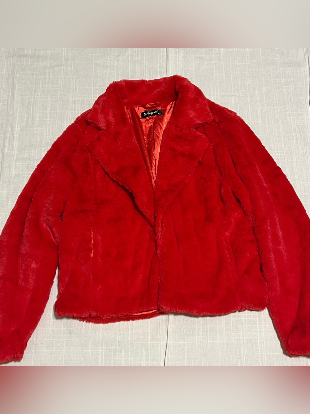 Allegra K Faux Fur Jacket